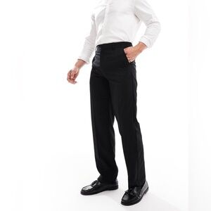 ASOS straight leg pants in black 30x30
